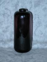 black stubby vase