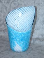 blue lilly vase