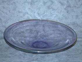 Amethyst-swirl large plate