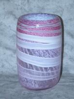 amethyst, white and rose vase 3