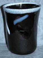 black cane wide vase