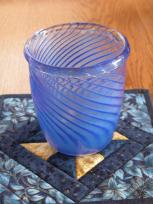 larger blue swirl vessel