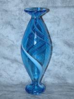 topaz swirl tall vase