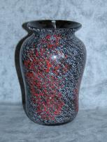 salt and pepper (with red) vase
