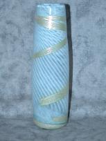 silver leaf 'blue lace' narrow vase